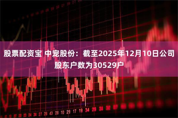 股票配资宝 中宠股份：截至2025年12月10日公司股东户数为30529户